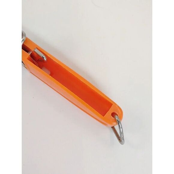 Vintage Ekco Bottle Opener Retractable Corkscrew Wine Opener- Orange Made in USA - Picture 4 of 12